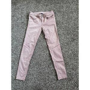 American Eagle Pink Skinny Jegging Jeans Size 4 Regular